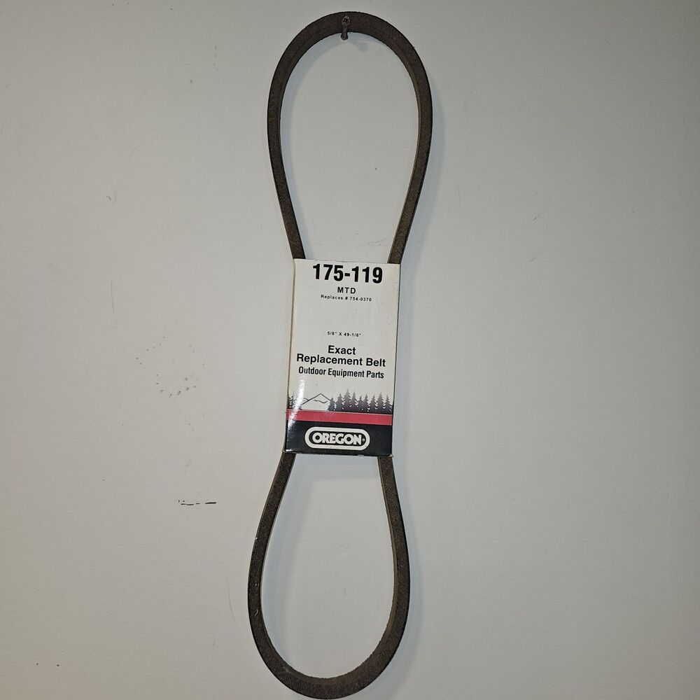 Oregon 175-119  Drive Belt Exact Replacement Belt MTD 754-0370 5/8" x 49-1/8"